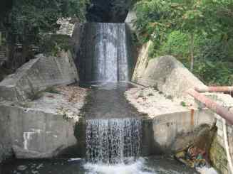 Hidden waterfall in Varna